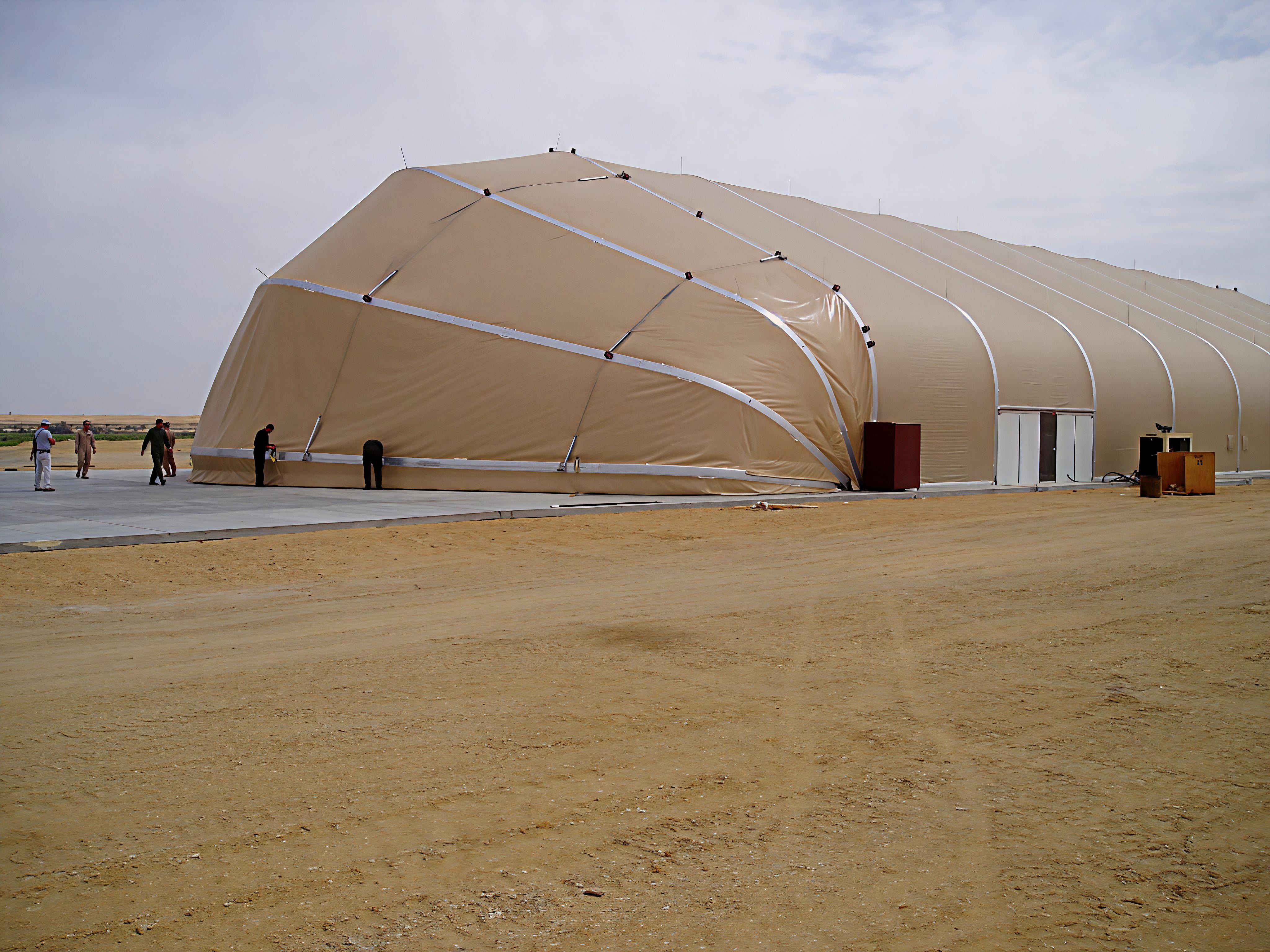 50B-BBB aircraft shelter - tension fabric hangar system