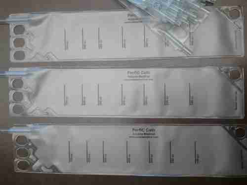 RF sealed catheter bag — medical device fabrication