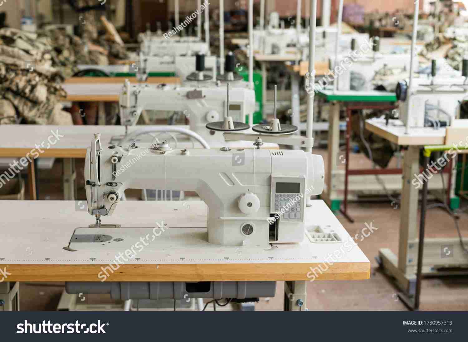 Industrial sewing workshop